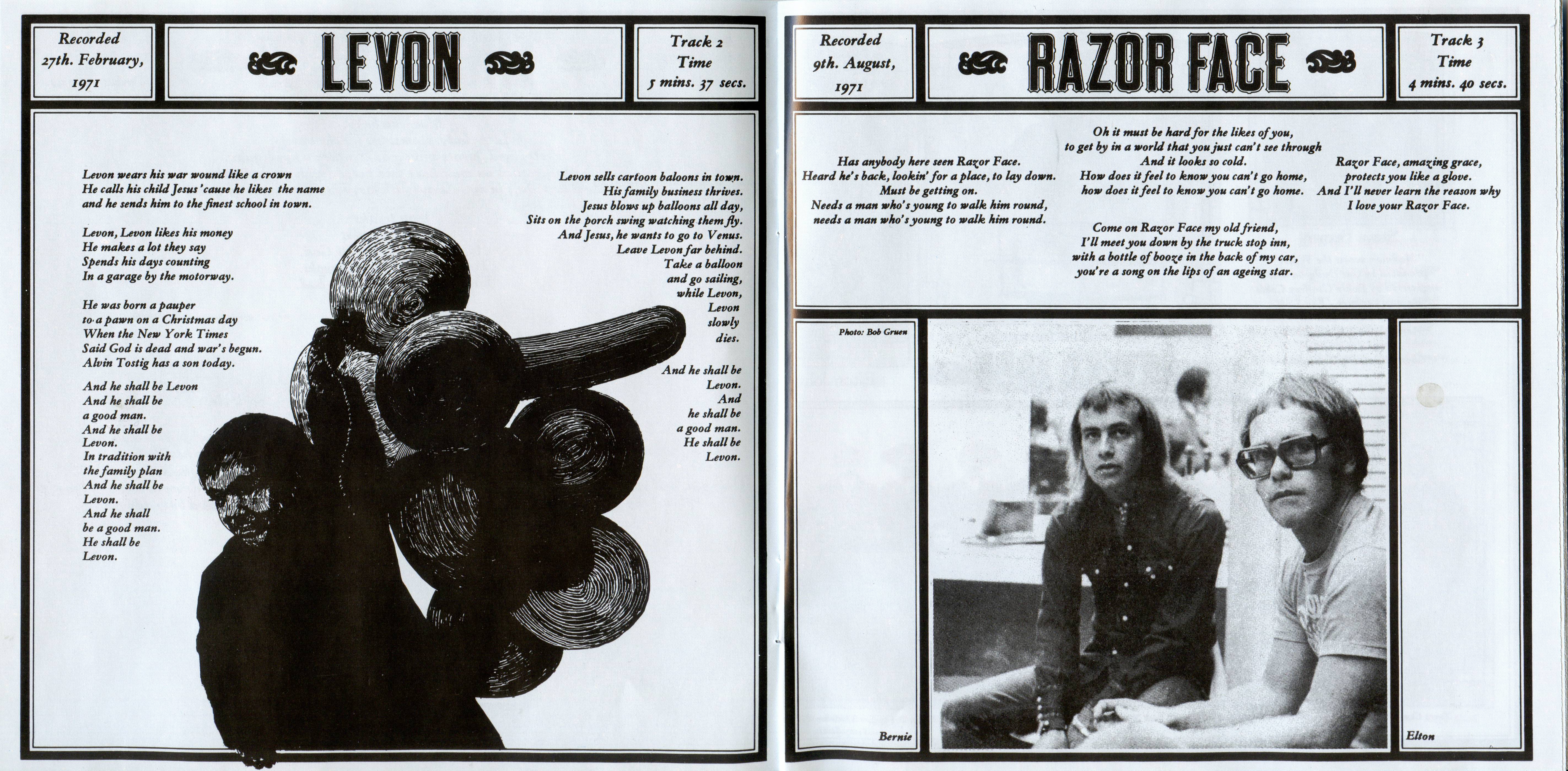 Elton John Madman Across The Water [booklet04 d]